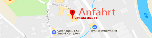 Auto Stary Anfahrt, Werkstatt